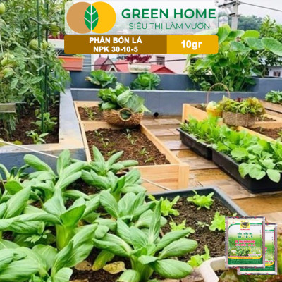 Phân Bón Npk 30-10-5, Greenhome, Đầu Trâu, Gói 10Gr, Kích Ra Rễ, Đẻ Nhánh, Nảy Chồi, Ra Lá Mới