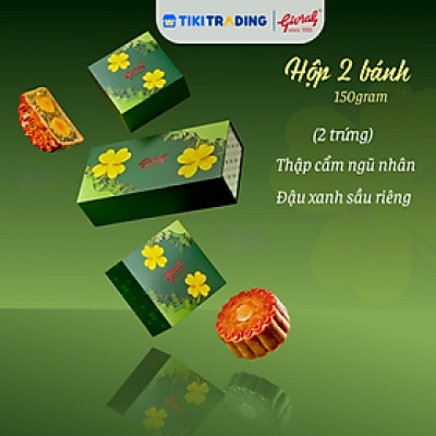 Hộp 2 Bánh Trung Thu Givral Song Lộc 4 (200gr)