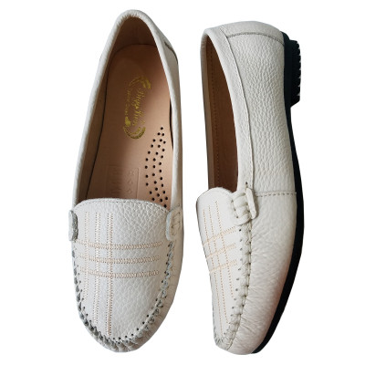 Giày lười nữ da bò thật BIGGBEN cao cấp BB132