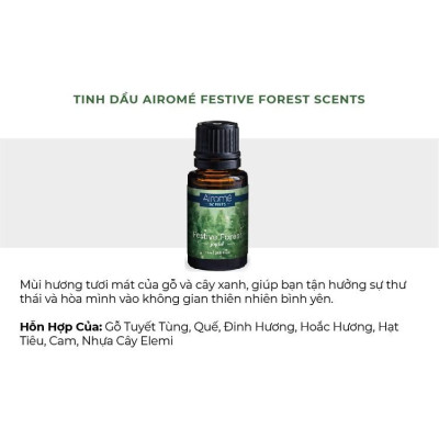 Tinh dầu Airomé Yankee Candle - Festive Forest Scents 15ml