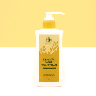 Bộ Dầu chống rạn và Kem sữa nghệ toàn thân phòng và giảm thâm rạn da Wonmom