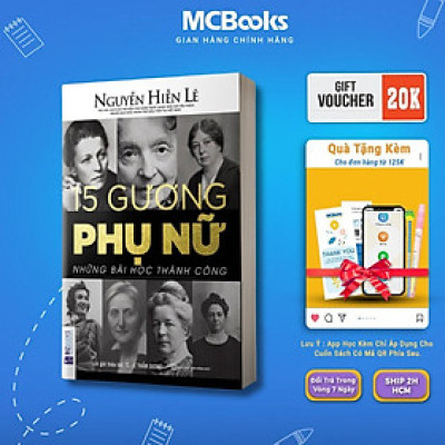 Sách - 15 Gương Phụ Nữ - Những Bài Học Thành Công - MCBooks