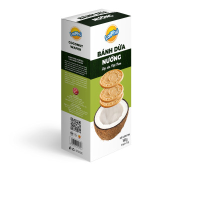 Bánh Dừa Nướng Lai Phú 168G - Đặc Sản Việt Nam