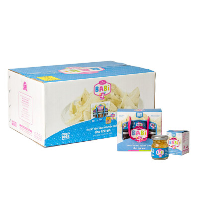 Lốc 6 Hũ Nước Yến Sào Cho Trẻ Em Babi Bird - NUTRINEST - (6 hũ x 42g)