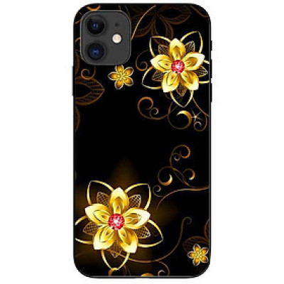 Ốp lưng dành cho Iphone 12 Mini mẫu Họa Tiết Hoa Vàng