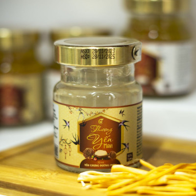 Yến Chưng Đường Phèn Lọ 70ml (30% Tổ Yến) Thương Hiệu MAVI