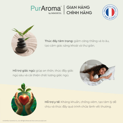 (Đậm Đặc | Chai Lớn) Tinh dầu CÀ PHÊ nguyên chất PurAroma by IMMORTEL - Chính hãng Pháp