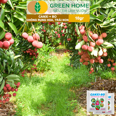 Phân Bón Canxi Bo Greenhome, Viên 10Gr, Tăng Đậu Trái, Chống Rụng Hoa Và Trái Non, Chống Thối Trái