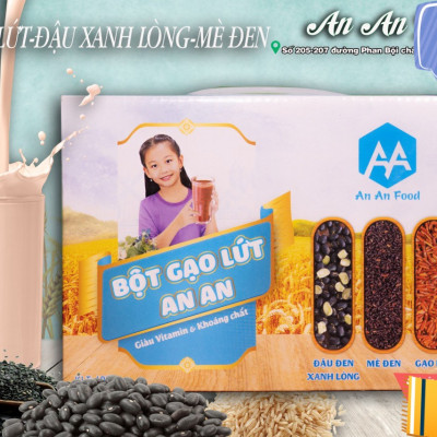 deal hời . bột gạo lứt tím , đậu đen xanh lòng , mè đen ( bột gạo lứt ANAN) thay thế bửa ăn , chăm sóc sưc khỏe , xương khớp , giấc ngủ