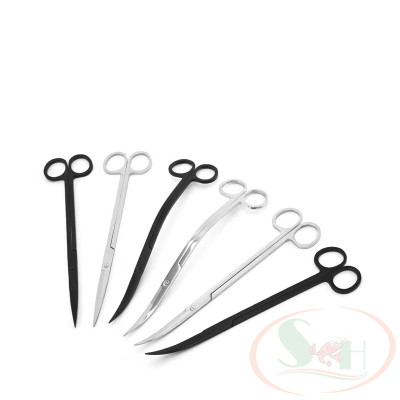 Kéo cắt tỉa cây thủy sinh DIY thép không gỉ vệ sinh bể cá tép san hô