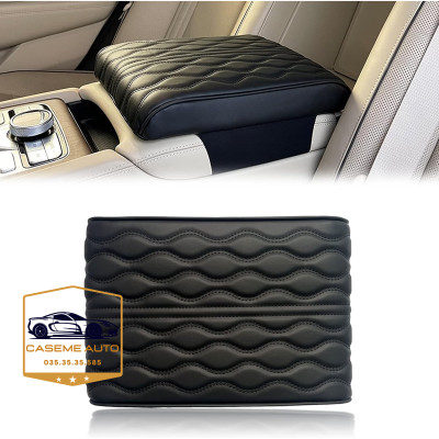 Đệm Tỳ Tay Ô Tô Cao Su Non Nguyên Khối Bọc Da Nappa – Êm Ái, Chống Mỏi, Thư Giãn Khi Lái Xe - Hàng Chính Hãng