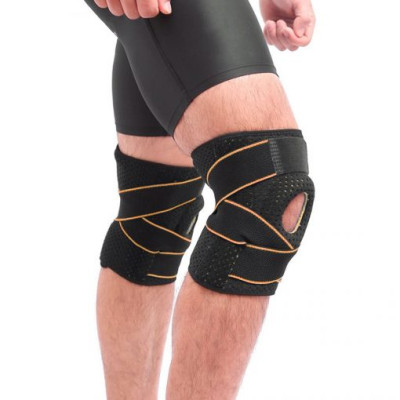 Đai bảo vệ đầu gối AOLIKES A-7908 lò xo đàn hồi trợ lực hỗ trợ dây chằng khớp gối sport knee pad