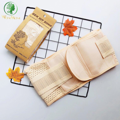 Bộ giảm eo sau sinh Wonmom ( 4 Hộp muối quấn bụng + 1 Dầu gừng + 1 Đai quấn muối + 1 Gen nịt bụng )
