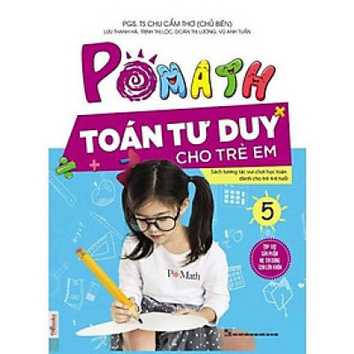 Sách - Pomath 5 - Toán Tư Duy Cho Trẻ Em Từ 4 - 6 Tuổi - MCBooks