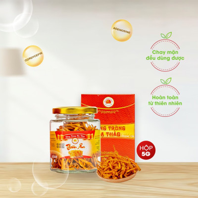 Đông Trùng Hạ Thảo Sấy Thăng Hoa Thiên Ân - Hũ 5g