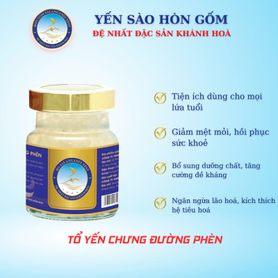 [Gói QT 16 Hũ] Tổ Yến Chưng Đường Phèn - Yến Sào Hòn Gốm Chính Hiệu Khánh Hoà - HGKNEST