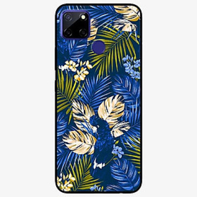 Ốp lưng dành cho Realme C12 mẫu Họa Tiết Hoa Xanh Dương