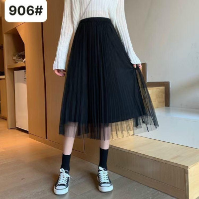 Váy ren dáng xòe dài ngang gối_CHÂN VÁY REN CÔNG CHÚA DÁNG NGẮN CHE GỐI