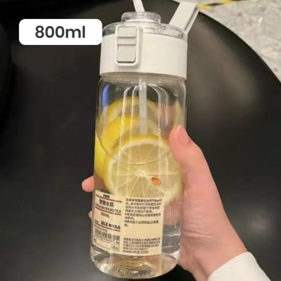 Bình Nước Cầm Tay Chống Vỡ Có Lưới Lọc  350 /550/800ML Bình Nước Thể Thao Kiểu Dáng Đơn Giản Hiện Đại - HÀNG CHÍNH HÃNG MINIIN