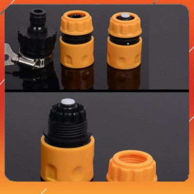 ️Evoucher Bộ dây vòi xịt nước rửa xe, tưới cây , tăng áp 3 lần, loại 3m, 5m 206701 đầu đồng,cút,nối nhựa đen+  đai