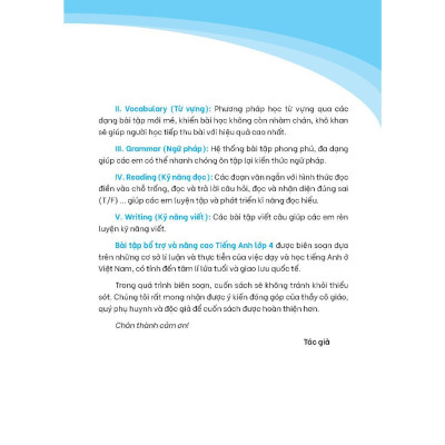 Sách - Global Success - Bài Tập Bổ Trợ Và Nâng Cao Tiếng Anh Lớp 4 - Có Đáp Án - Tập 2 - Minh Thắng