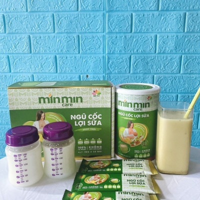 1 hộp(500g) Ngũ Cốc Min Min Lợi Sữa 38 Loại Hạt Chuyên Lợi Sữa và Phục Hồi Sức Khỏe Sau Sinh