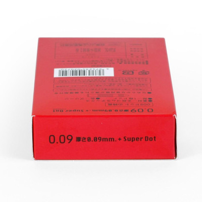 Bao cao su Sagami Supper Dot gai to, thiết kế một lần thắt ôm khít - Hộp 10 chiếc