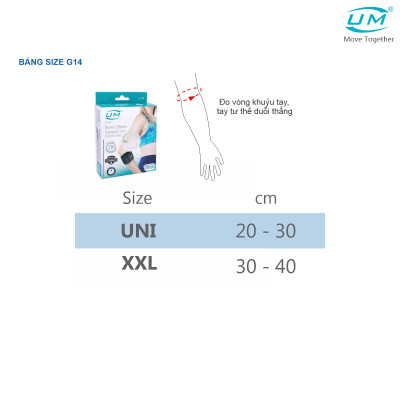 Băng khuỷu tay tennis United Medicare (G14)