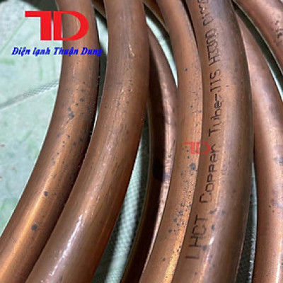 Ống đồng lắp máy lạnh THANH LÝ bán lẻ từ cửa hàng offline chưa qua sử dụng, độ dày 5 zem, 6zem, 7 zem, gồm các hãng LHCT Thái Lan, Hàn Quốc, Hailliang, bán theo mét giao ngẫu nhiên, hàng chính hãng, Điện Lạnh Thuận Dung