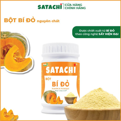 Bột Bí Đỏ nguyên chất SATACHI. Hộp 318g và