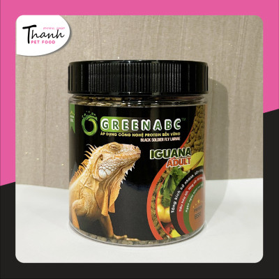 Thức ăn bò sát IGUANA Trưởng Thành dạng VIÊN - Rồng Nam Mỹ Trưởng Thành từ 1m trở lên