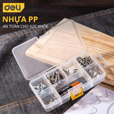 Bộ Linh Kiện Ốc Vít Deli Cao Cấp Chính Hãng - Nhỏ Gọn, Tiện Dụng, Phù Hợp Với Nhiều Mục Đích 138x70x30mm - DL432001