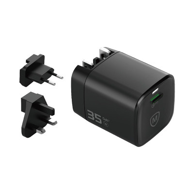 Củ sạc MicroPack POWER SERVER 35 MWC-135 Chip GAN Mạnh Mẽ Nhỏ Gọn Tặng Kèm Phích Tương Thích UK/ US/ EU Hàng Chính Hãng