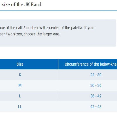 ZAMST JK Band (Knee support) Hỗ trợ bảo vệ đầu gối