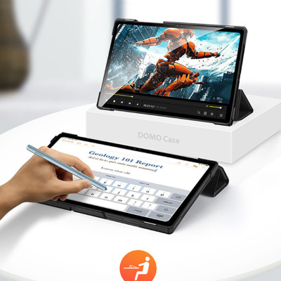 Bao da chống sốc cho Samsung Galaxy Tab A8 2022 thương hiệu DUX DUCIS Domo Series cao cấp - Hàng nhập khẩu. 