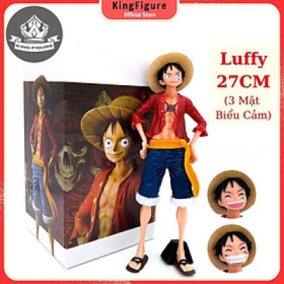 Mô Hình Luffy 3 Mặt Biểu Cảm 27CM  Mô hình One Piece Cao Cấp, Figure Mô Hình Anmie One Piece Luffy Vua Hải Tặc