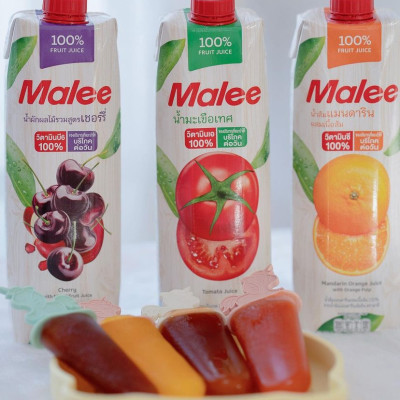 COMBO 3 Hộp Nước Ép Nho + Quýt + Cherry Malee 1L