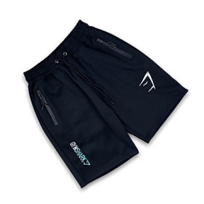 Quần thun nam tập gym DO GYM SHOP logo thêu, thun poly co giãn 4 chiều thoáng mát.