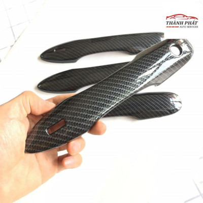 Ốp Tay Nắm, Hõm Cửa Carbon Toyota Cross 2020 2021 chất liệu cao cấp loại 1