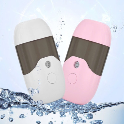 MÁy phun sương nano mini cầm tay dễ thương ( giao mẫu ngẫu nhiên) Chăm Sóc Và Làm Mát Da Mặt (BẬT: BẤM NÚT 2 LẦN)