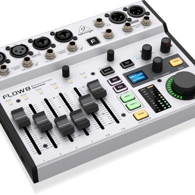 BỘ TRỘN ÂM THANH MIXER BEHRINGER FLOW 8-Hàng Chính Hãng
