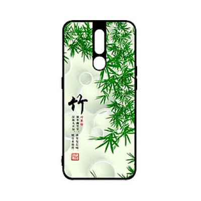 Ốp Lưng in cho Oppo F11 Pro Mẫu Tranh Nền Tre - Hàng Chính Hãng