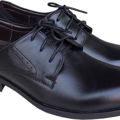 Giày tây nam buộc dây Trường Hải màu nâu đế cao su  cao 3.5cm da bò thật GT0121