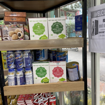 Nông Xanh Garden Combo 4 Hộp Bột Rau Má Thủy Canh Nguyên Chất + Nguyên Chất Có Đường + Đậu Xanh Cốt Dừa + Hạt Sen Hộp 15 gói hòa tan uống liền, dễ uống, thanh nhiệt, thải độc, làm đẹp da