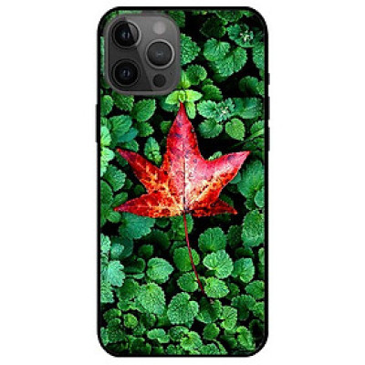 Ốp lưng dành cho Iphone 12 Promax mẫu Lá Phong Đỏ