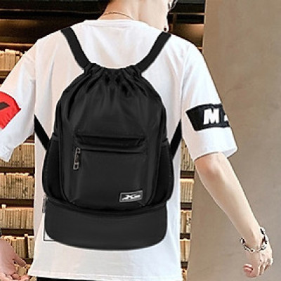 Balo dây rút thể thao đen Xbags Xb 6004, Chất liệu chống thấm nước hiệu quả