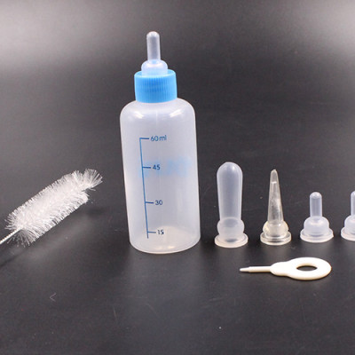 Bình sữa cho chó mèo núm mềm Genyo ( màu ngẫu nhiên )