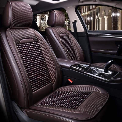 Lót Ghế Ô Tô Hạt Gỗ Massage – Bọc Ghế Ô Tô Chống Nóng – Áo Ghế Ô Tô Lót Liền Massage Lưng Chất Liệu Da Cao Cấp
