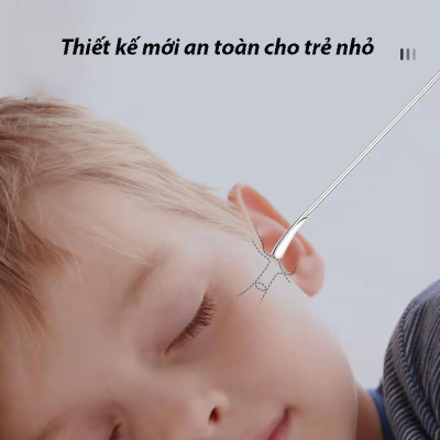 Bộ lấy ráy tai đa năng 6 món Cao cấp bằng thép không rỉ KitAcoom, hàng nhập khẩu cao cấp có hộp đựng