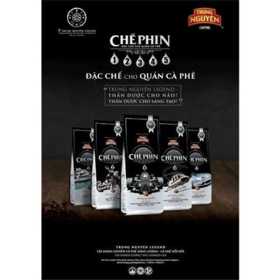 Combo 2 Bịch Cà Phê Trung Nguyên Legend Chế Phin 3 – Gói 500g – 100% Arabica, Vị Chua Nhẹ, Hương Thơm Tinh Tế